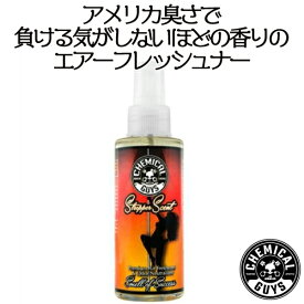 エアーフレッシュナー・芳香剤：Signature scent(Stripper scent)118ml　chemical guys ケミカルガイズ　洗車用品　カーメンテナンス　カー用品　カーケア