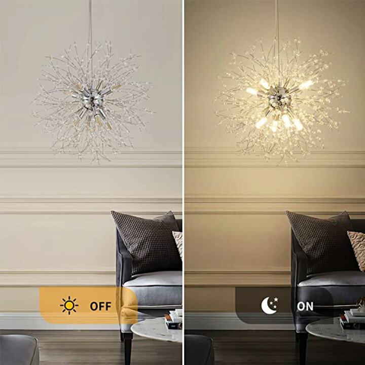 楽天市場】ペンダントライト おしゃれ 北欧 8灯 花火 シャンデリア  