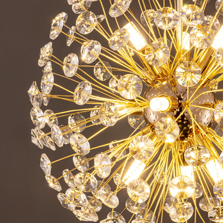 楽天市場】ペンダントライト おしゃれ 北欧 9灯 花火 シャンデリア  