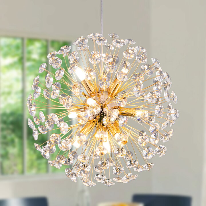 楽天市場】ペンダントライト おしゃれ 北欧 9灯 花火 シャンデリア  