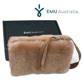 EMU Australia エミュー シープスキン ムートン ポーチ クラッチバッグ Emu Small Clutch W7014 ギフト プレゼント レディース メンズ 【あす楽対応】