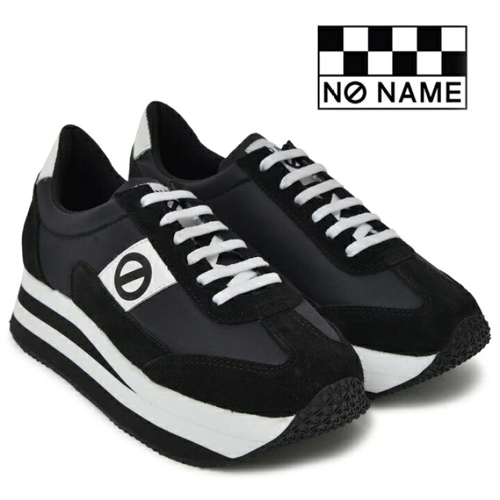楽天市場 ノーネーム スニーカー プラト ジョグ ナイロン 定番 厚底 P Jog レディース 黒 ブラック Black 婦人靴 No Name Plato Jog Nylon 代 30代 40代 50代 あす楽対応 シェルシェ エトワール