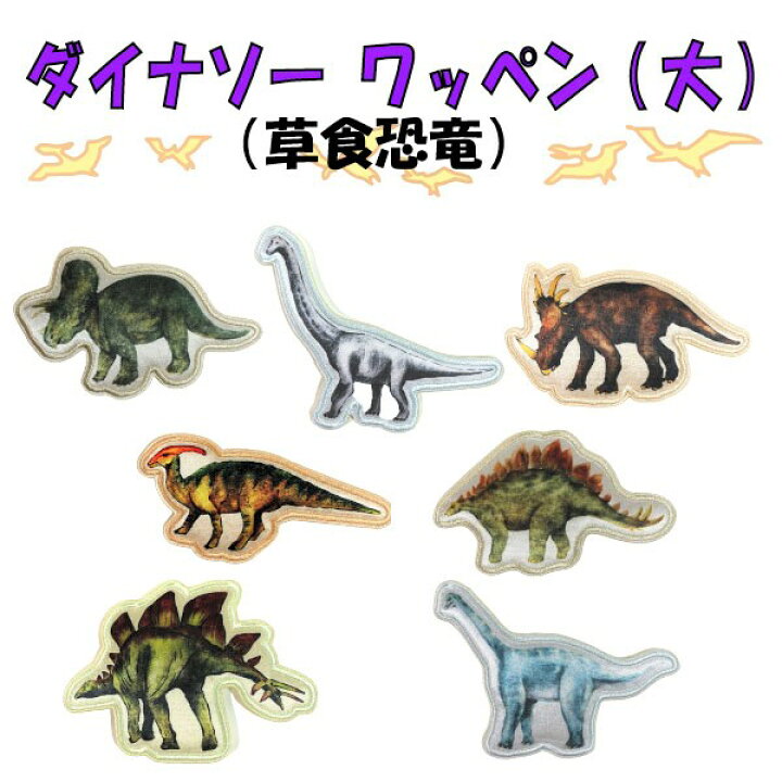 ランキング総合1位 恐竜 草食 ワッペン 大 かっこいい 男の子 入園 入学 ワンポイントワッペン ノンキャラ アップリケ アイロンシール 簡単 ステゴサウルス プラキオサウルス トリケラトプス パラサウロロフス Www Saintmarkschool Org