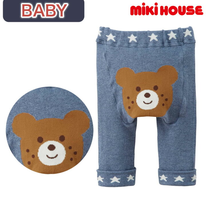 楽天市場】MIKIHOUSE ミキハウス 10分丈 スパッツ 日本製 ベビー クマ 