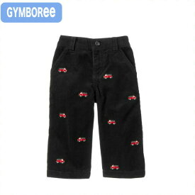 Gymboree Authentic -2) Long Pants, Fire Truck Pattern Corduroy Pants (1 year old, 2 years old, 24M, 2T, 3 years old, 3T, 4 years old, 4T, 5 years old, 5T, 6 years old, 6T) (80cm, 90cm, 95cm, 100cm, 110cm, 140100458 Gymboree) Stock Clearance