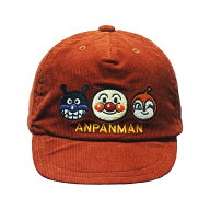 ・2023年 秋冬 アンパンマン コーデュロイ キャップ 帽子 ANPANMAN