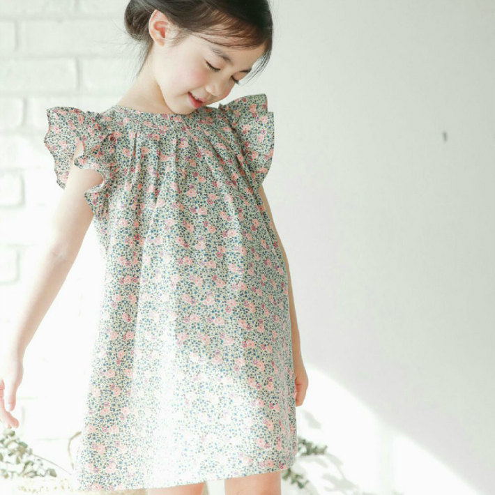 楽天市場】【SALE】【49%OFF】韓国子供服 ワンピース 花柄ワンピース