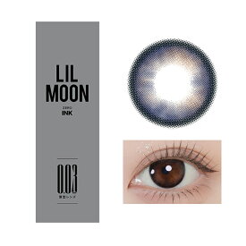 カラコン ワンデー リルムーン0.03mm【ゼロインク】 1箱10枚入り 度あり 度なし -10.00まで対応 高酸素透過率 薄型レンズ 南部桃伽 LILMOON1DAY 1日使い捨て ZeroInc ダークウッド ブラック 黒コン マーブル 透明感