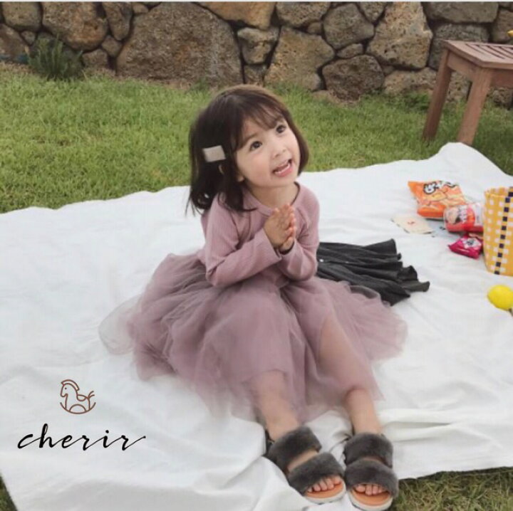 楽天市場 女の子 チュチュワンピース 春 秋 長袖 シフォン インスタ映え 記念撮影 写真撮影 衣装 おでかけ キッズ パーティー ピンク ブラウン シンプル おすすめ 可愛い ラッピング対応可 シェリール