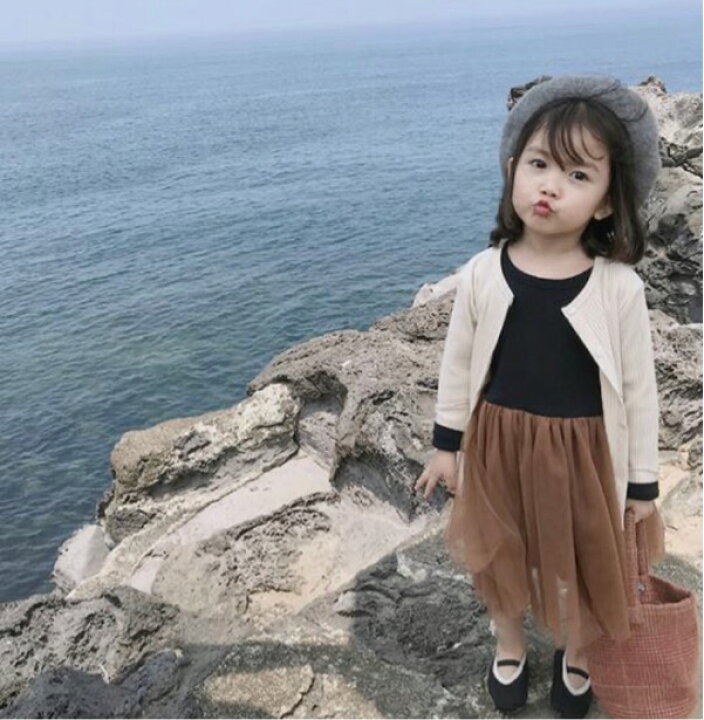 楽天市場 女の子 チュチュワンピース 春 秋 長袖 シフォン インスタ映え 記念撮影 写真撮影 衣装 おでかけ キッズ パーティー ピンク ブラウン シンプル おすすめ 可愛い ラッピング対応可 シェリール