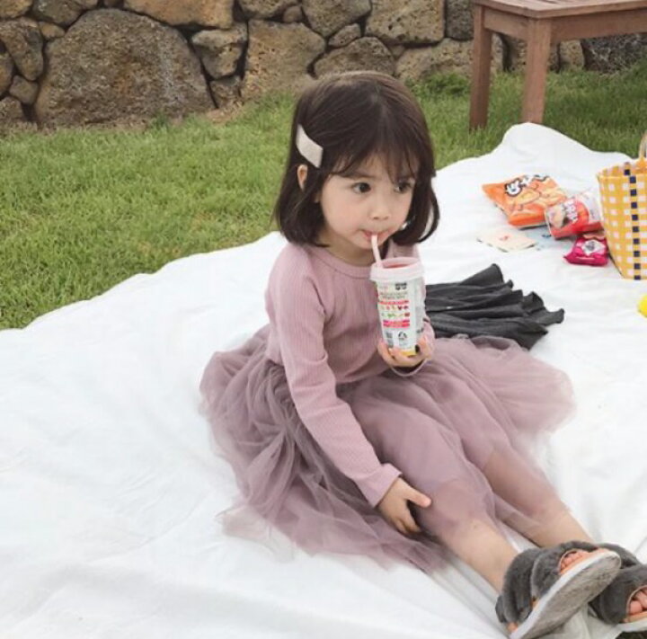 楽天市場 女の子 チュチュワンピース 春 秋 長袖 シフォン インスタ映え 記念撮影 写真撮影 衣装 おでかけ キッズ パーティー ピンク ブラウン シンプル おすすめ 可愛い ラッピング対応可 シェリール
