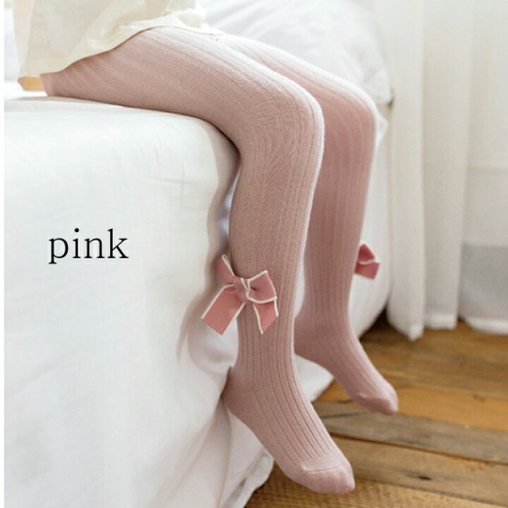 楽天市場 靴下 タイツ キッズ ベビー リボンタイツ 6色 1歳 2歳 3歳 4歳 5歳 6歳 7歳 8歳 9歳 10歳 女の子 キッズソックス シェリール