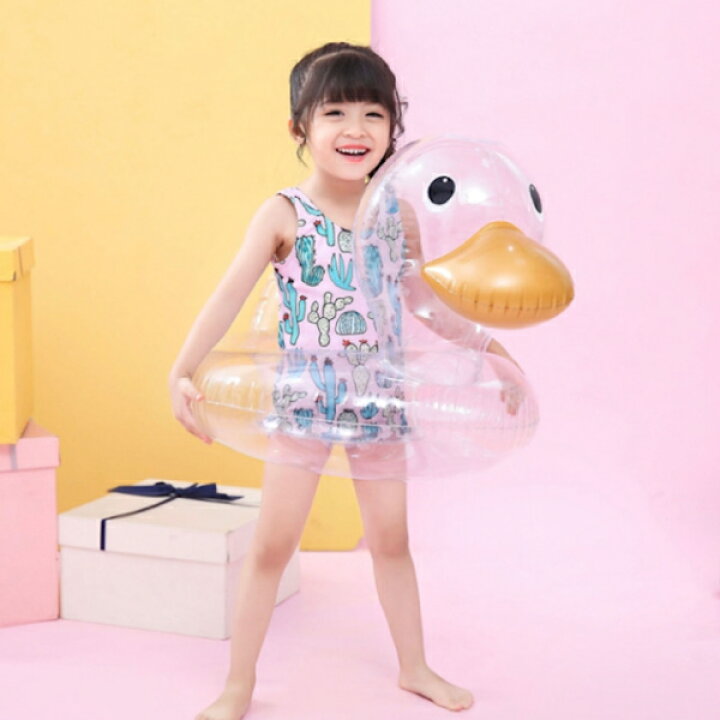 専門店 浮き輪 子供 フロート 女の子 男の子 アヒル プール 水遊び おもちゃ 韓国