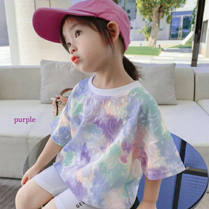 楽天市場】【対象商品C】スマイル マルチ Tシャツ キッズ 半袖 夏服 