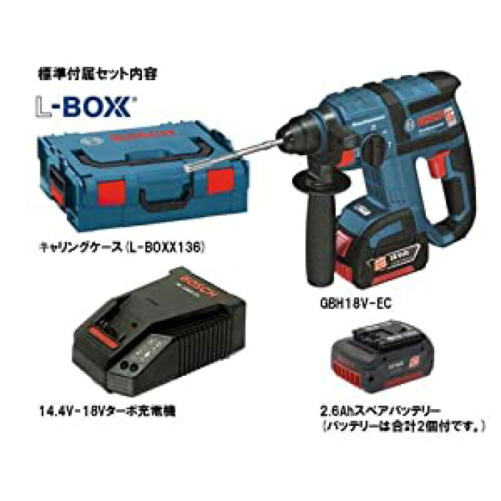 楽天市場】BOSCH ボッシュGBH18V−EC N : 職人さんの 