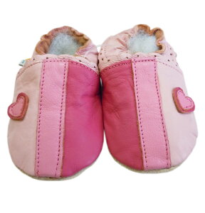 B�i GENUINE LEATHER INFANT SHOSE �Ԃ���� �n�[�g ���U�[ �V���[�Y ���̎q �s���N ��A��