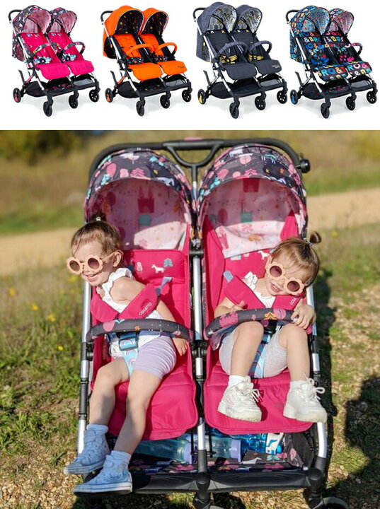 楽天市場】二人乗り 双子 ベビーカー バギー A型 双子用 ストローラー 