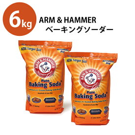 重曹 ベーキングソーダー アームアンドハンマー Arm&Hammer Pure Baking Soda 重曹 6.1kg【お得な2個セット】