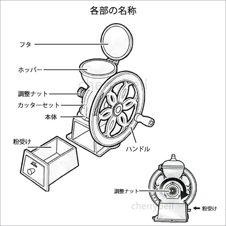 楽天市場】Kalita カリタ 手挽きコーヒーミル ダイヤミル N 手動ミル 