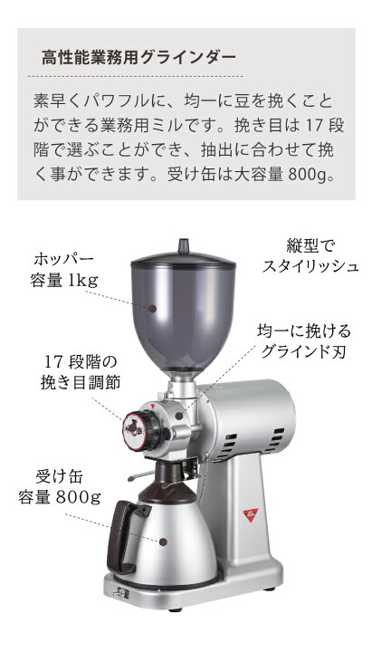 中古品】Kalitaカリタハイカットミル 業務用グラインダー 中古 