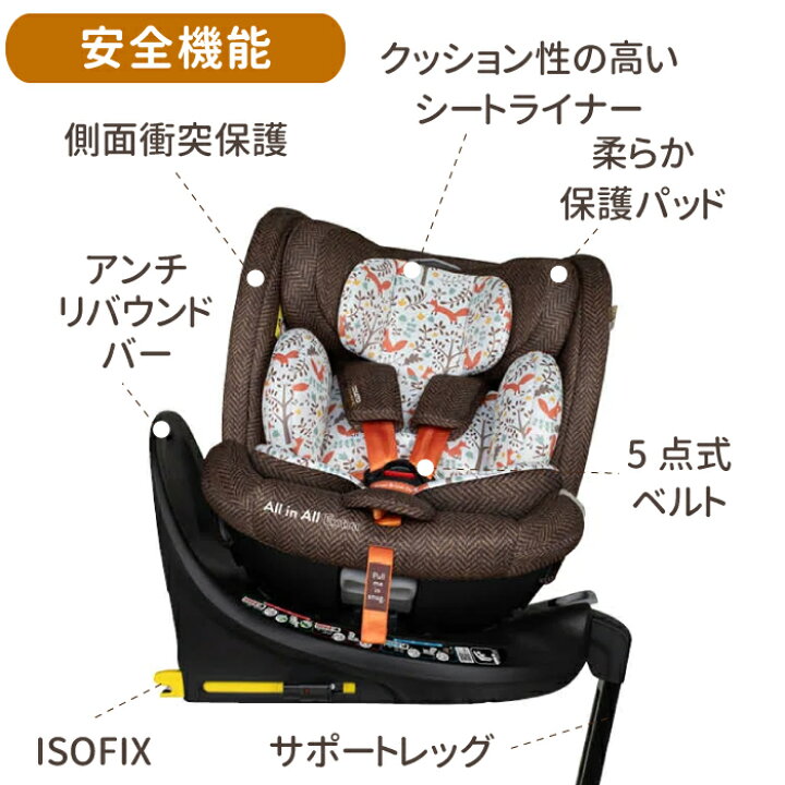 楽天市場】ジュニアシート チャイルドシート 抜け出し 防止 新生児 