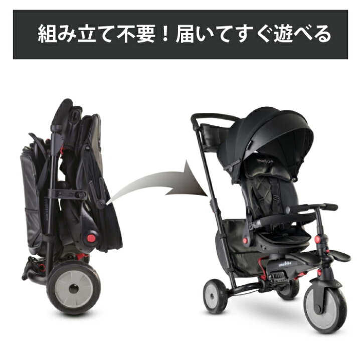 楽天市場】三輪車 1歳 三輪車超コンパクト 折りたたみ 6か月〜使える 
