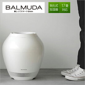 BALMUDA バルミューダ Rain レイン　加湿器 ERN-1100SD-WK 気化式 大容量 フィルター 静音 オシャレ 省エネ 有機EL 除菌 ウイルス Wi-Fi非対応