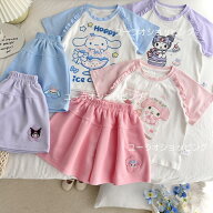 シナモン クロミ ちゃん 半袖 tシャツ 短パン マイメロ 上下セット ジャージ マイメロ 半ズボン 女の子 …