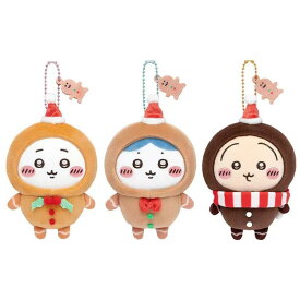 ちいかわ クリスマスジンジャーブレッド ぬいぐるみ キーホルダー ハチワレ うさぎ マスコット かわいい ギフト 誕生日プレゼント12CM