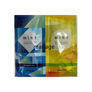 �A���~�m �~���g �V�����v�[ �t���[�Y�����t���b�V��10ml & �}�X�N �}�C���h���t���b�V��10g 2��x2�Z�b�g