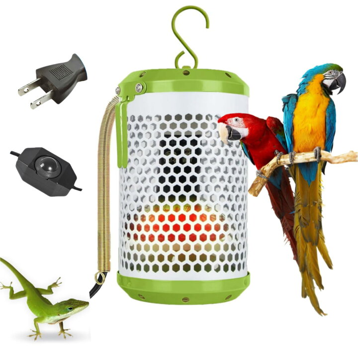 楽天市場】鳥 ペット ヒーター 100W 小動物用 小型 保温電球カバー付 
