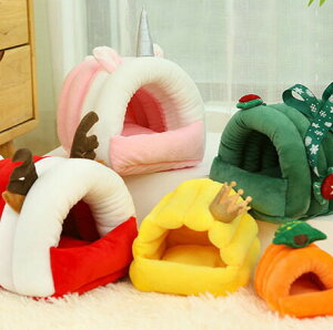 送料無料 小動物用ハウス 全3デザイン クリスマス Xmas ふわふわ ハムスター ハリネズミ モルモット チンチラ フクロモモンガ ファンシーラット ハンモック 寝袋 防寒 保温 柔らかい 暖かい