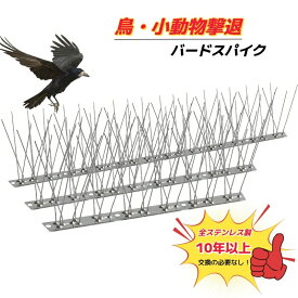 鳥よけ 針金 カラス対策 10個セット 害獣よけ スパイク 猫 ベランダ 玄関 ハト避け 糞害対策 侵入防止 予防 害獣 畑 バード 長さカット可能 防鳥 カラス対策 小動物よけ からすよけ 家庭菜園 農業用品 資材 田畑 鳥害対策 送料無料 ハト対策 鳥防止グッズ 高耐久