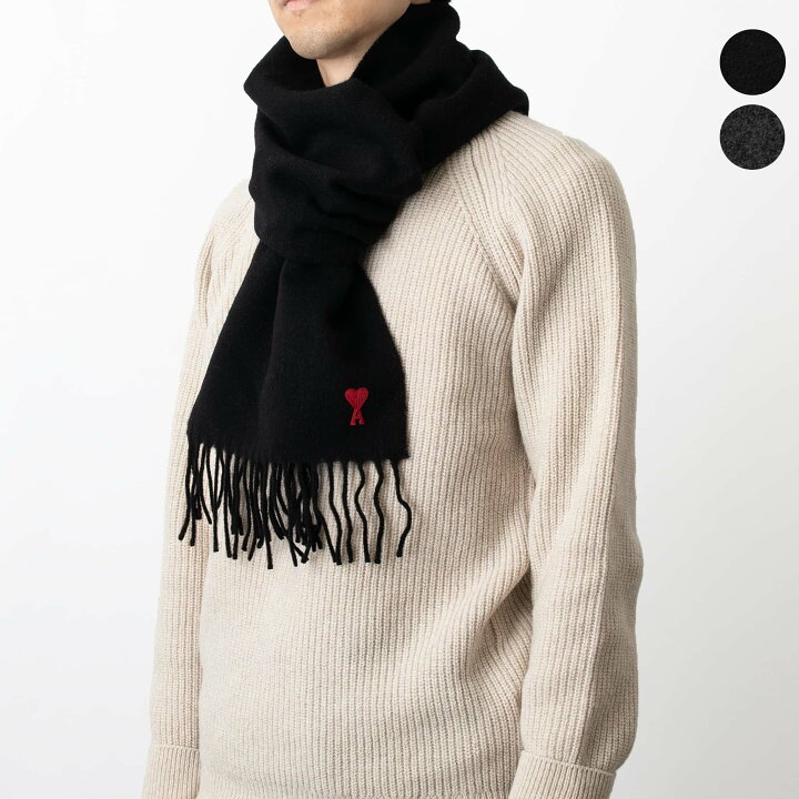 楽天市場】アミパリス AMI PARIS マフラー AMI DE COEUR SCARF  
