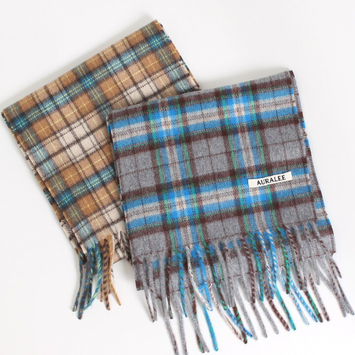 楽天市場】オーラリー AURALEE カシミアマフラー（カシミヤ） CASHMERE  