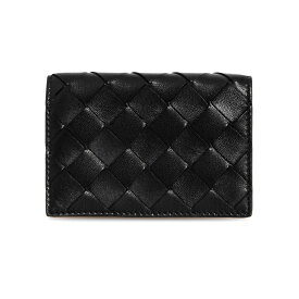 ボッテガヴェネタ BOTTEGA VENETA レディース 名刺入れ（カードケース） ブラック BUSINESS CARD CASE [イントレチャート ビジネスカードケース] 667141 VCPP3 8425 BLACK-GOLD