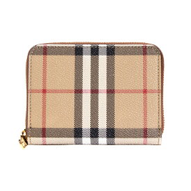 バーバリー BURBERRY 財布 レディース ラウンドファスナー財布 MN ZIP AROUND [チェック ジップウォレット] 80706001 DFC:143231 A9534 ARCHIVE BEIGE/BRIAR BROWN【ミニ財布】【英国】【2024SS】