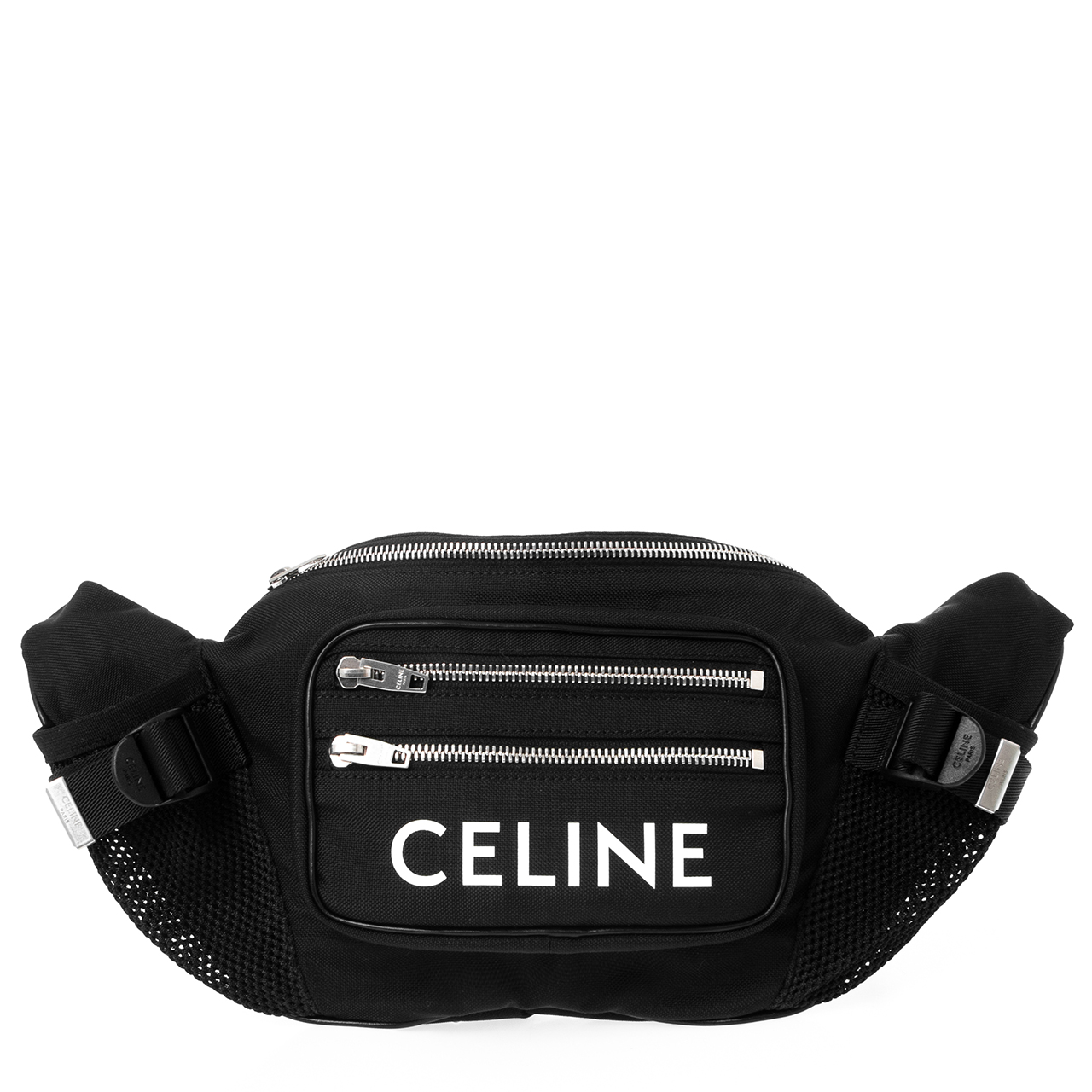 セリーヌ CELINE バッグ メンズ ウエストバッグ ボディバッグ CELINE PRINT BELT BAG [ラージ ジップ付きトレッキング ベルトバッグ] 19868 2DMT 38SI BLACK