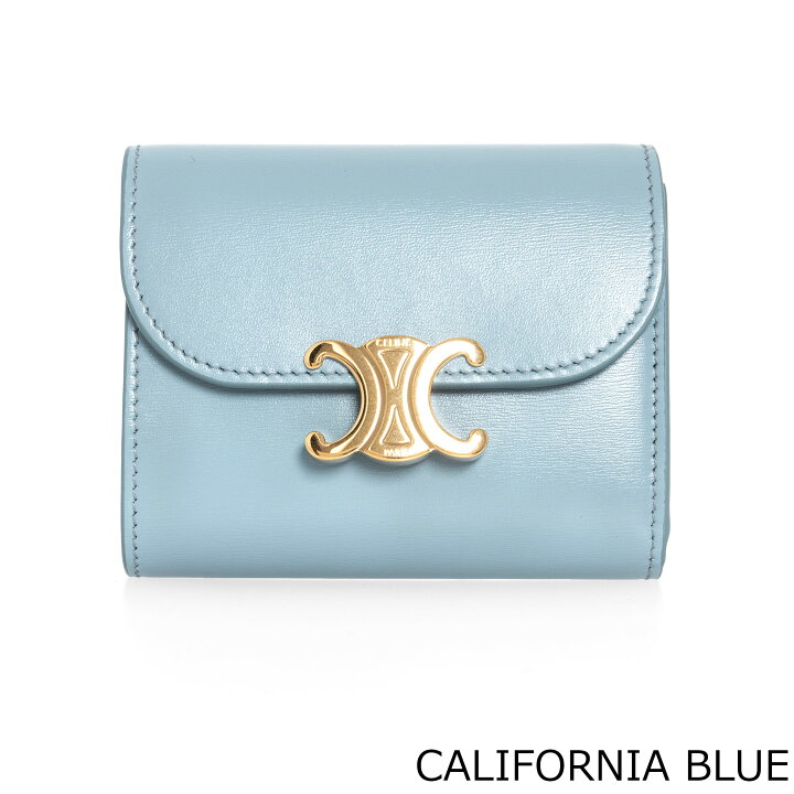 中古】 CELINE セリーヌ 10D783DPV.00WC スモール フラップウォレット  