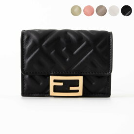フェンディ FENDI 財布 三つ折り財布 BAGUETTE MICRO TRIFOLD WALLET [バゲット マイクロ 三つ折り財布] 8M0395 AAJD レディース【ミニ財布】