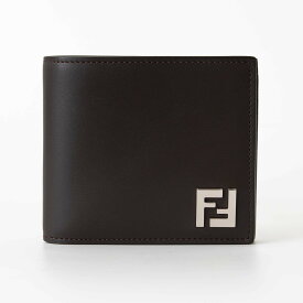 フェンディ FENDI 財布 二つ折り財布 FF SQUARED BI-FOLD WALLET [FF二つ折り財布] メンズ 7M0356 AFF2【2025SS】