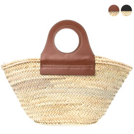 ヘリュー HEREU バッグ レディース ハンドバッグ かごバッグ CABAS STRAW TOTE BAG WITH LEATHER STRAP [全2色]【A4】