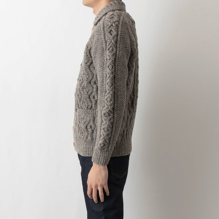 INVERALLAN インバーアランモヘア カーディガン グレー INVERALLAN 