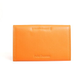 ジェイアンドエムデヴィッドソン J＆M DAVIDSON レディース カードケース マスタード FOLD OVER CARD HOLDER 10229N 7314 5200 MUSTARD【英国】【アウトレット】