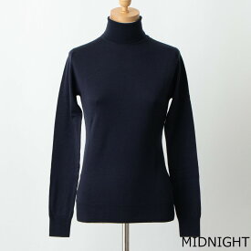 【ポイント5倍】ジョンスメドレー JOHN SMEDLEY レディース タートルネック長袖ニット CATKIN ROLL NECK SWEATER SLIM FIT【英国】