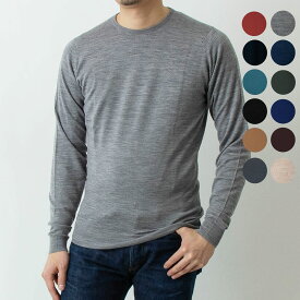 ジョンスメドレー JOHN SMEDLEY メンズ クルーネック長袖ニット LUNDY CLASSIC CREW NECK PULLOVER STANDARD FIT【英国】