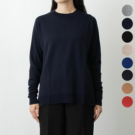 ジョンスメドレー JOHN SMEDLEY レディース ラウンドネック長袖ニット NAYA ROUND NECK SWEATER RELAX FIT【英国】