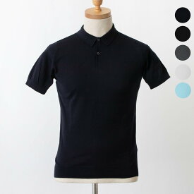 ジョンスメドレー JOHN SMEDLEY メンズ 半袖ポロシャツ RHODES POLO SHIRT ITALIAN FIT シーアイランドコットン【英国】