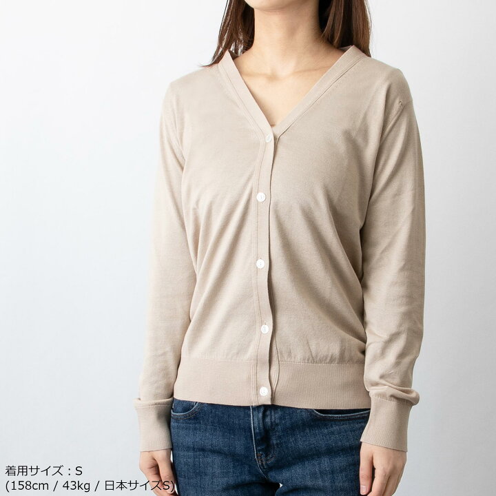 2回着用ジョンスメドレー JHON SMEDLEY サイズS カーディガン