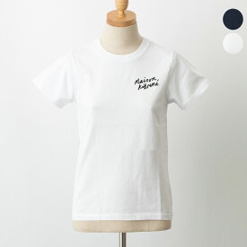 メゾン キツネ MAISON KITSUNE レディース Tシャツ MINI HANDWRITING CLASSIC TEE-SHIRT IW00131 KJ0035【アウトレット】[newitm]